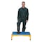 Vestil Adj. Steel Stand, 10-1/2-16-1/2 H, 19 x 36, 10.5 Overall Height, Steel, Yellow AHT-H-1936 - alternate 3